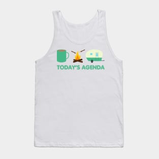 Lispe Camping Today's Agenda Tank Top